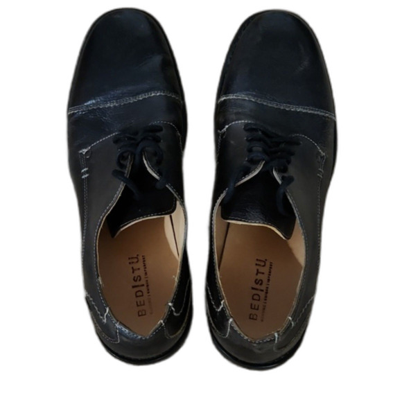 Bed Stu Genoa F460020 Men\'s Leather Oxfords & Lace Ups Cap Toe Shoes, Black, 10 main image 10